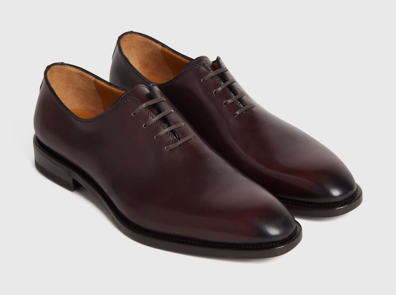 One Piece Oxford Shoe Paul Stuart