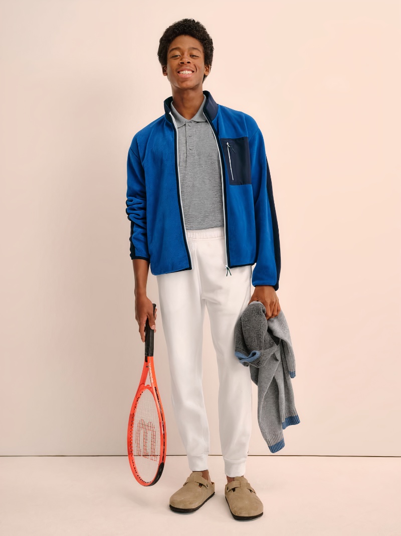 » Roger Federer by JW Anderson: UNIQLO Fall 2023 Collection Roger Federer by JW Anderson UNIQLO Fall Winter 2023 Collection 009