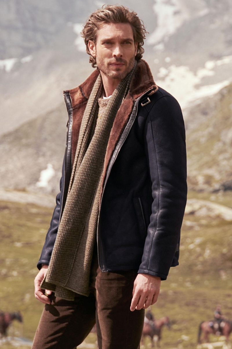 Shearling Jacket Men Overland