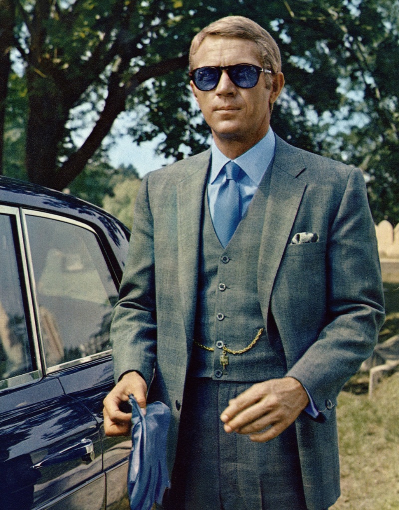 Steve McQueen Blonde Actor The Thomas Crown Affair 1968