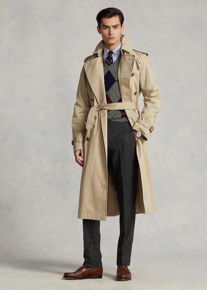 Trench Coat Men Polo Ralph Lauren