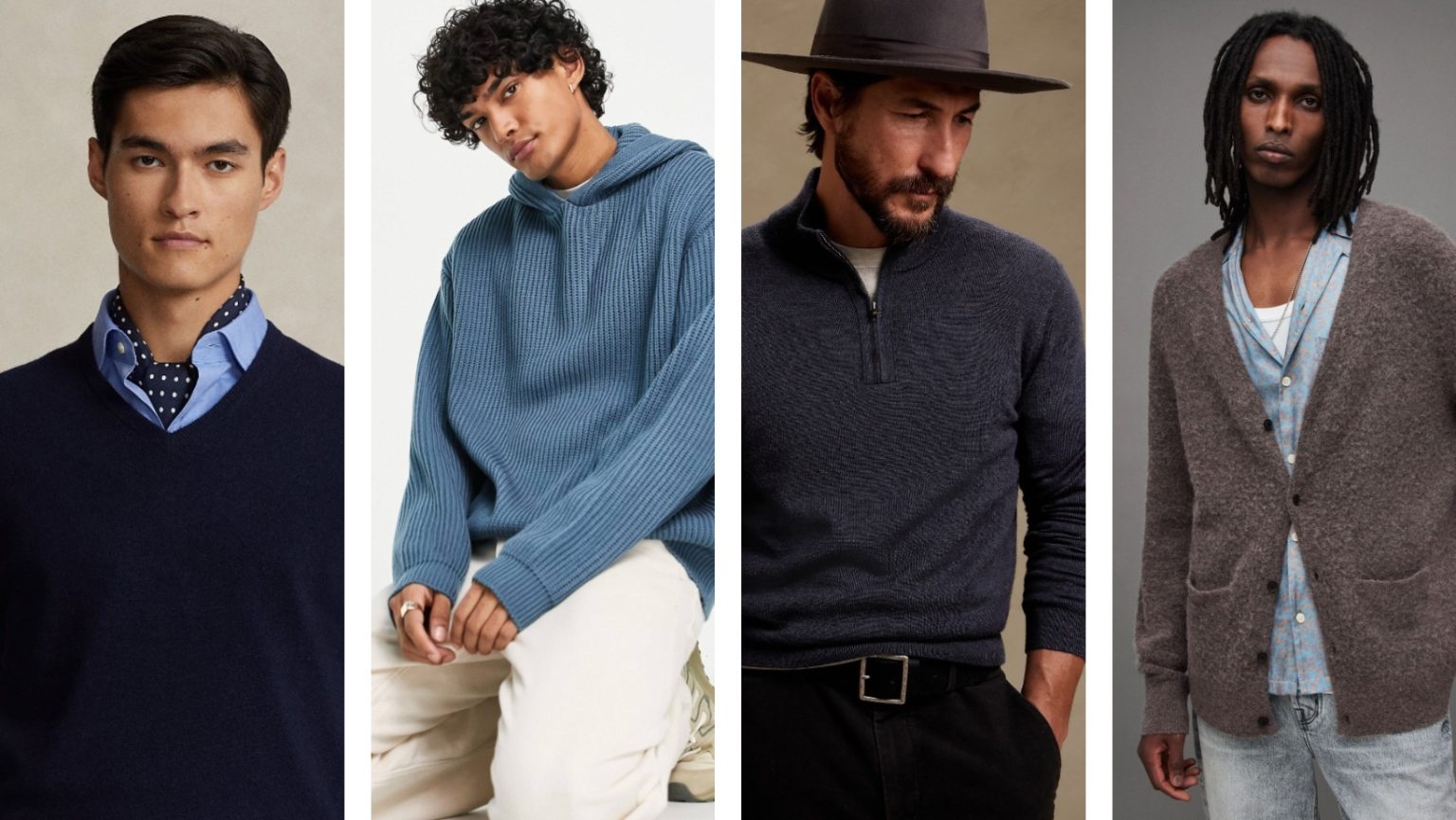 Types of Sweaters for Men Discover the Essential Styles
