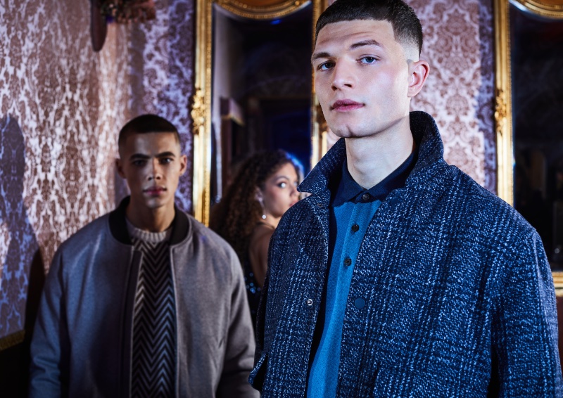 Joel McLeoud and Luca Besate appear in the fall-winter 2023 Ben Sherman Signature campaign. 