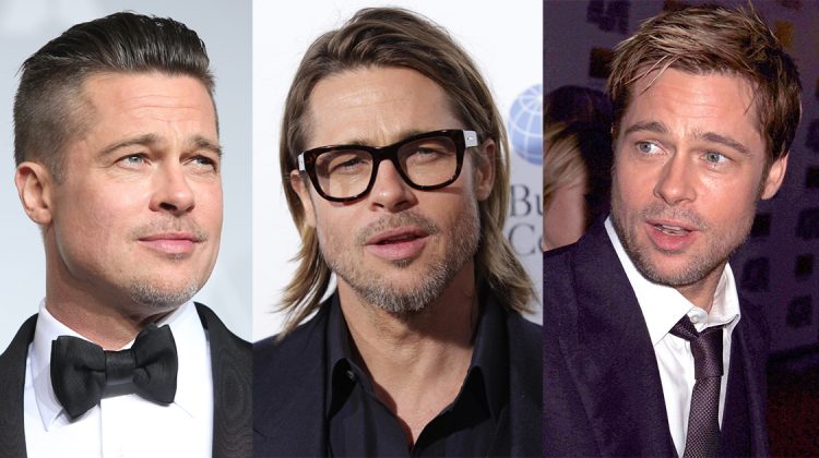 Brad Pitt Haircuts Featured