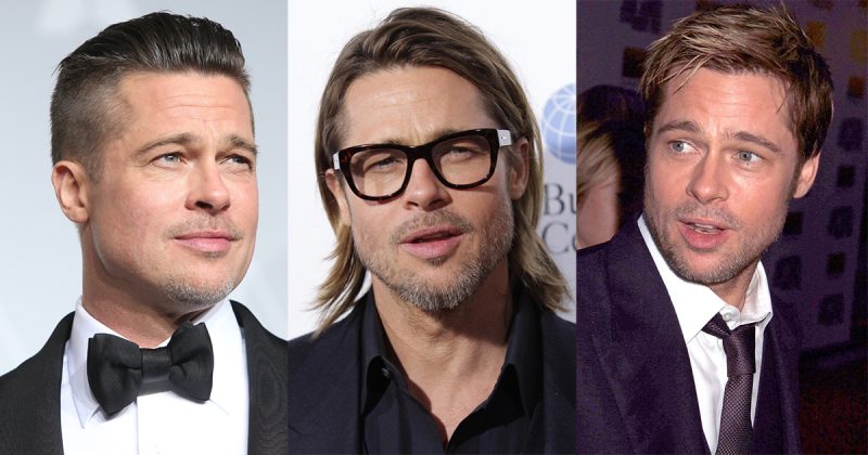 Brad Pitt Haircuts Featured