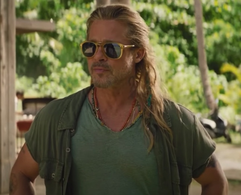 Brad Pitt made a surprise appearance in 2022's The Lost City, much to the delight of fans, wearing longer hair, bringing to mind his 90s era hair.