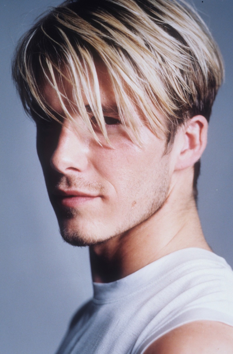 David Beckham Blonde Fringe 1998