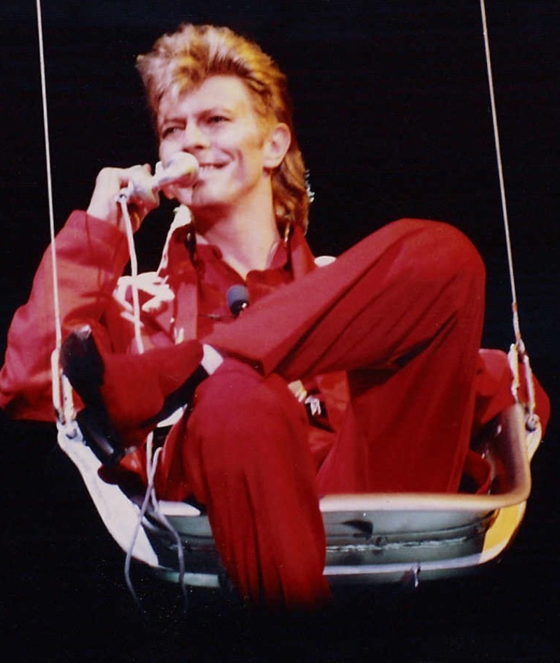 David Bowie Pompadour Mullet 1987
