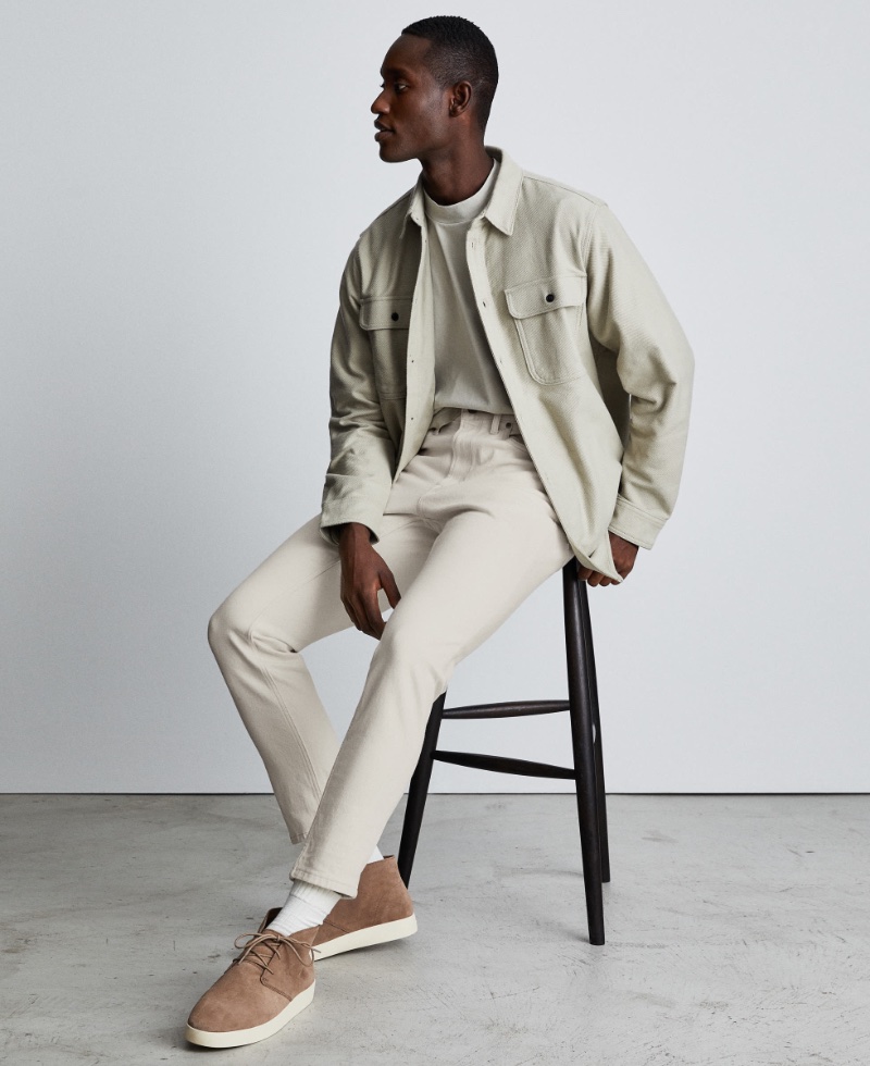 Everlane Ecru Organic Cotton Slim Fit Jeans Men » Men's White Jeans Outfits: Year-round Styling Secrets Everlane Ecru Organic Cotton Slim Fit Jeans Men