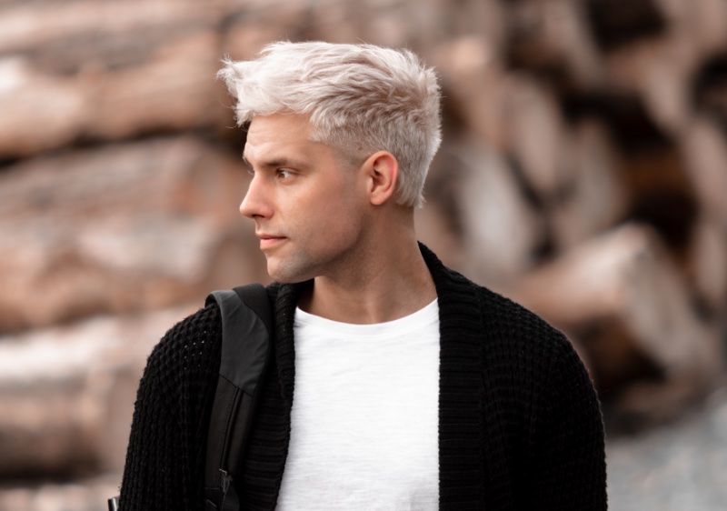 Fair Skin Platinum Blonde Hair Men