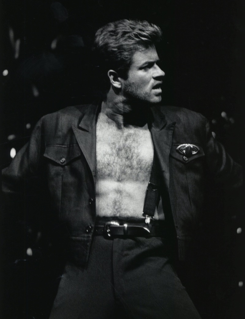 George Michael Quiff Hairstyle 1988 Faith Tour