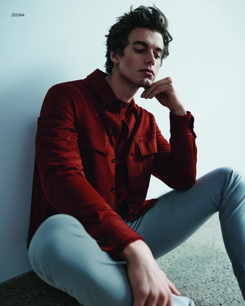 Making a statement in a red jacket, Pablo Kaestli wears Zegna. » Holt Renfrew Proposes Fall 2023 Style with Proven Essentials Making a statement in a red jacket, Pablo Kaestli wears Zegna.