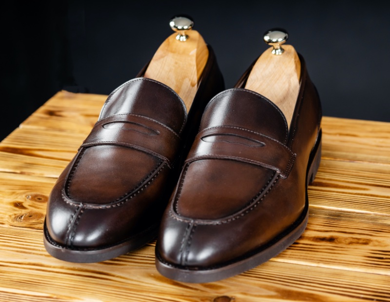 Leather Loafers Men