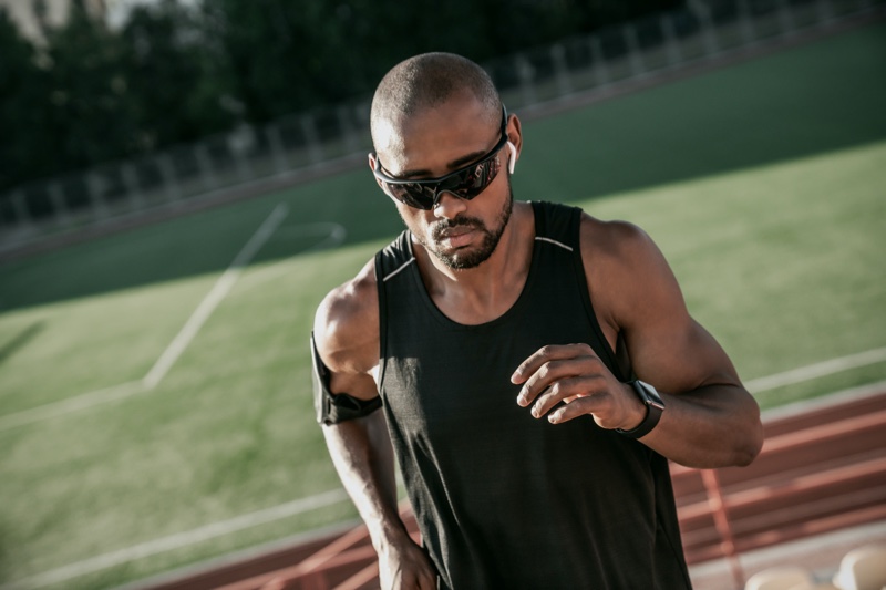 Man Running Sunglasses