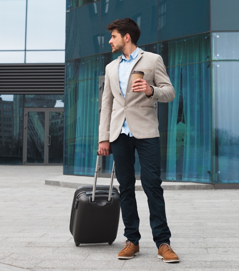 Man Sports Coat Travel