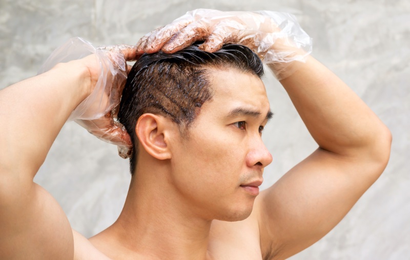 Men Dye Hair at Home