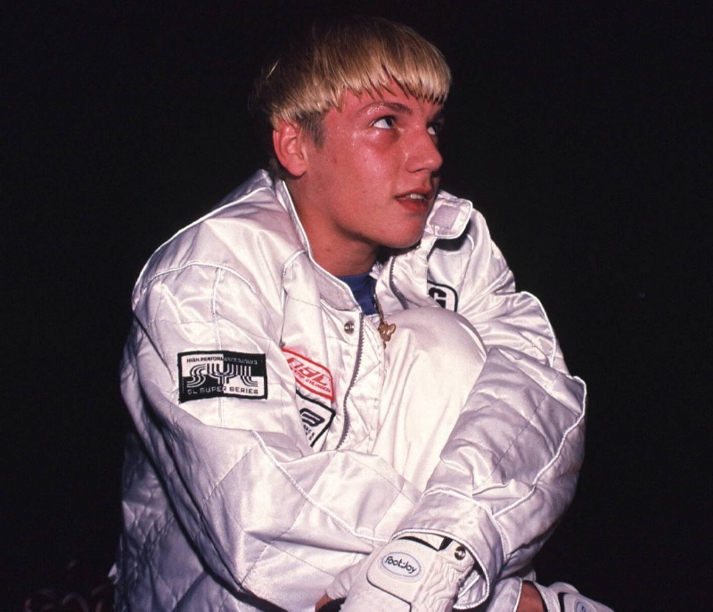 Nick Carter 90s Bowl Cut Hairstyle 1997