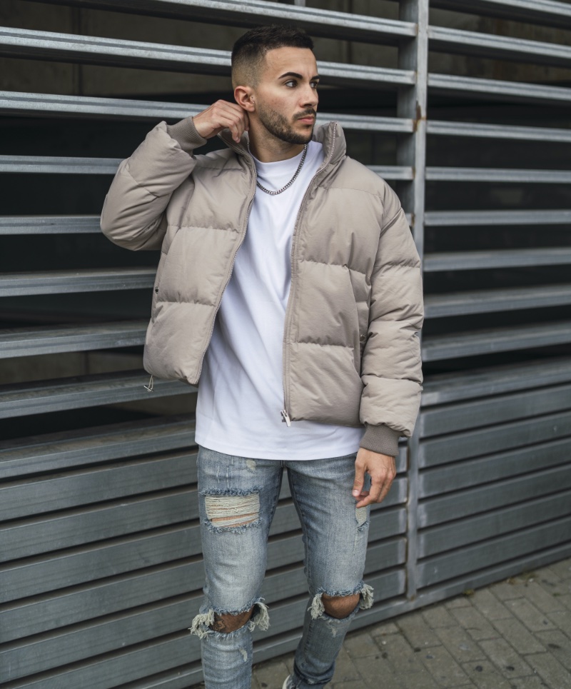 Puffer Jacket Outfit Men Streetwear