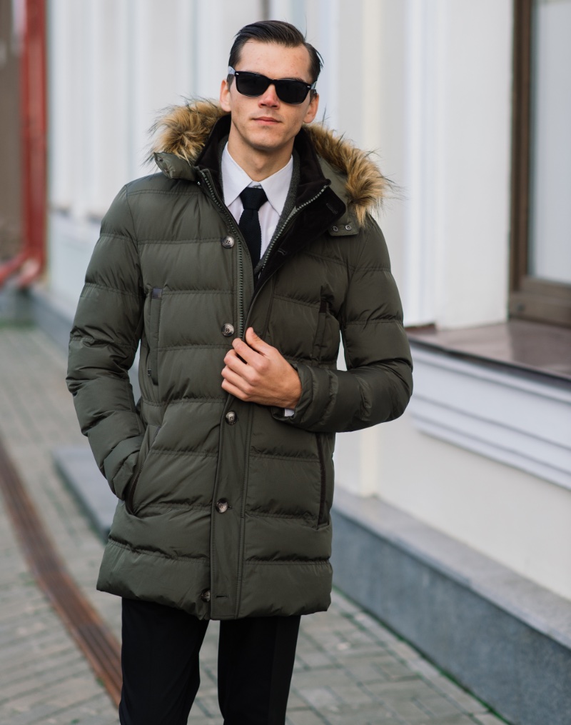 Puffer Jacket Outfit Men Suit