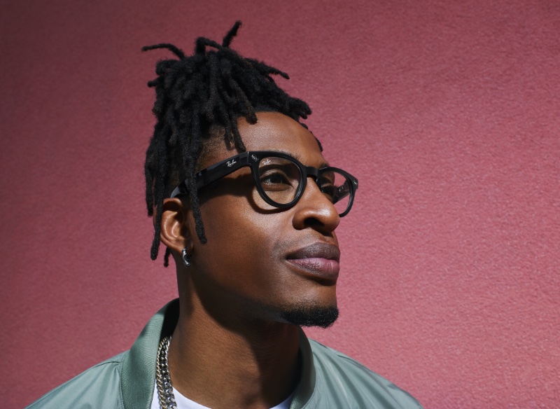 Karim Newton wears Ray-Ban Meta eyewear. » Ray-Ban Meta Collection: The Future of Eyewear Karim Newton wears Ray-Ban Meta eyewear.
