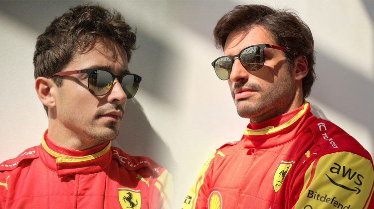 Sainz & Leclerc Reunite for Ray-Ban x Scuderia Ferrari Monza