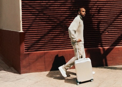 Lewis Hamilton & Kylian Mbappé Front RIMOWA Ad Campaign