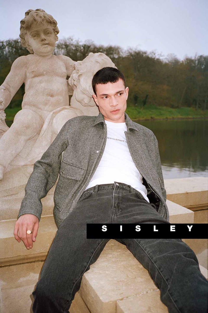 Reuniting with Sisley, Luka Isaac fronts the brand's fall-winter 2023 campaign.
