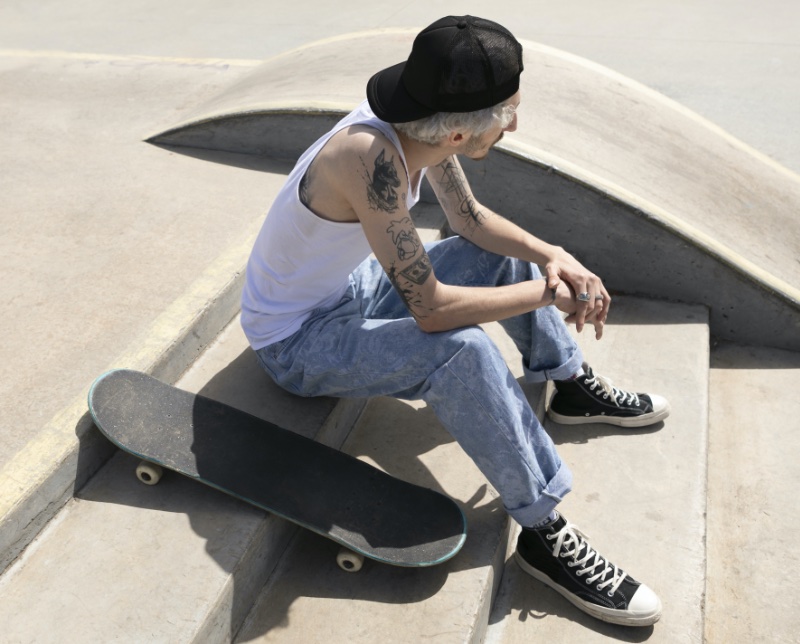 Skater Style Trucker Hat