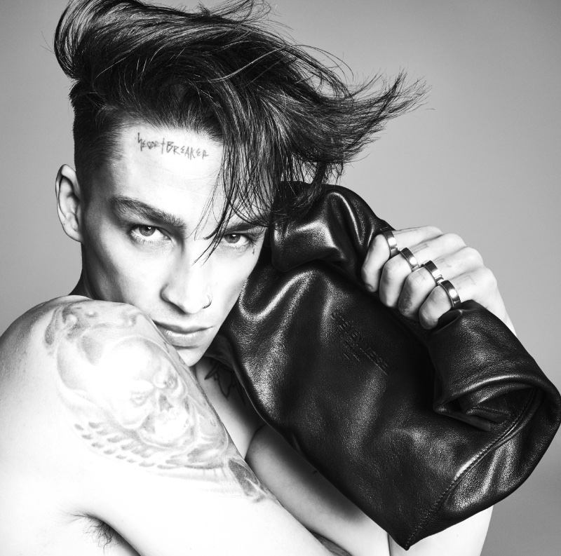 Ash Stymest takes the spotlight for the Steven Meisel x Zara collection campaign. 