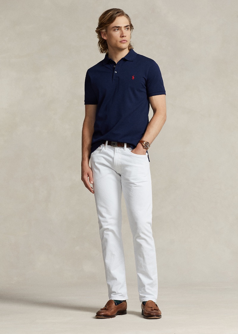 White Jeans Navy Polo Men Polo Ralph Lauren