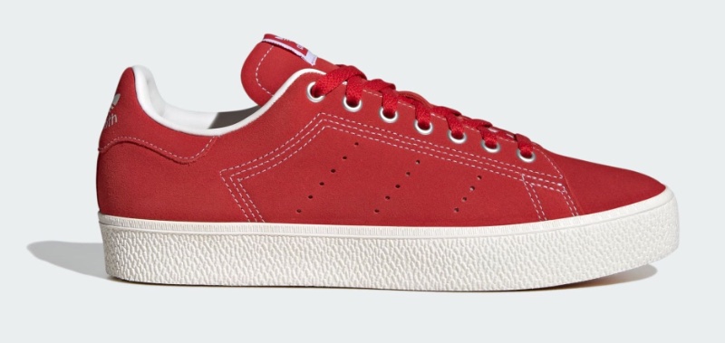 adidas Red Stan Smith CS Shoes » Men's White Jeans Outfits: Year-round Styling Secrets adidas Red Stan Smith CS Shoes