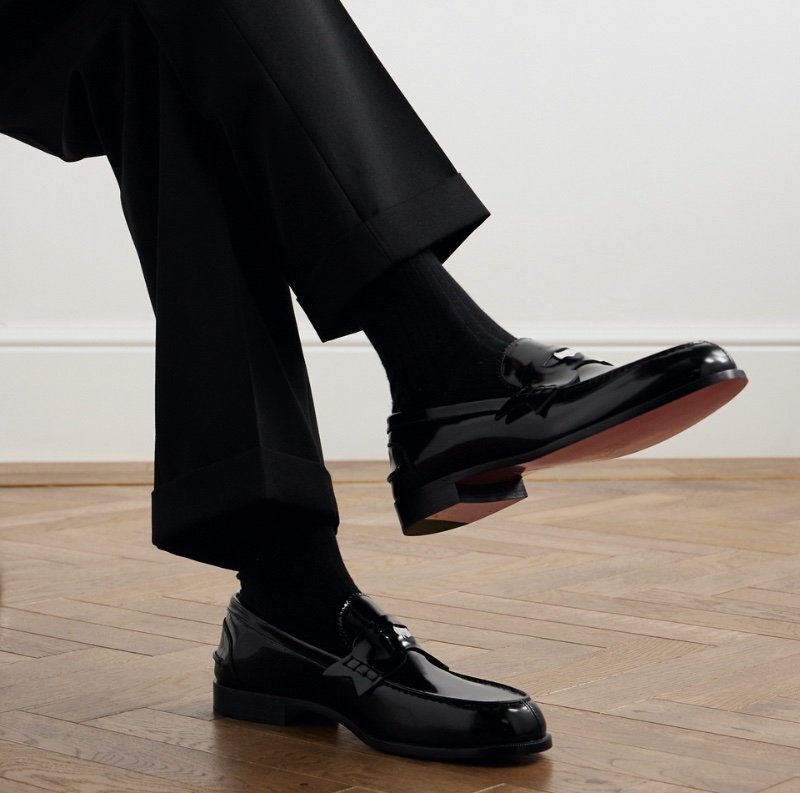 Christian Louboutin Patent Leather Penny Loafers Men Mr Porter » Men's New Year's Eve Outfits: Master Modern NYE Style Christian Louboutin Patent Leather Penny Loafers Men Mr Porter