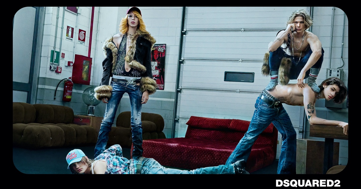 Dsquared2 Fall 2023 Campaign: Where Vintage Meets Modern
