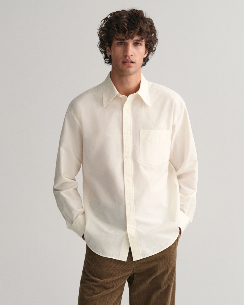 GANT Relaxed Fit Cotton Silk Shirt Men