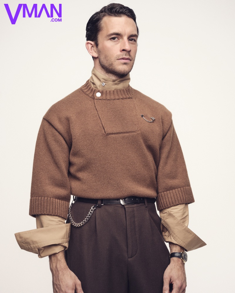 Jonathan Bailey Hermès VMAN Photoshoot 2023