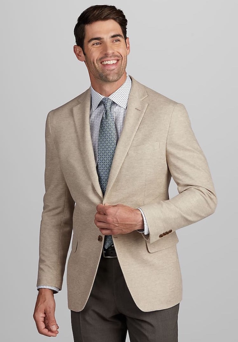 Jos. A. Bank Tailored Fit Solid Sportcoat