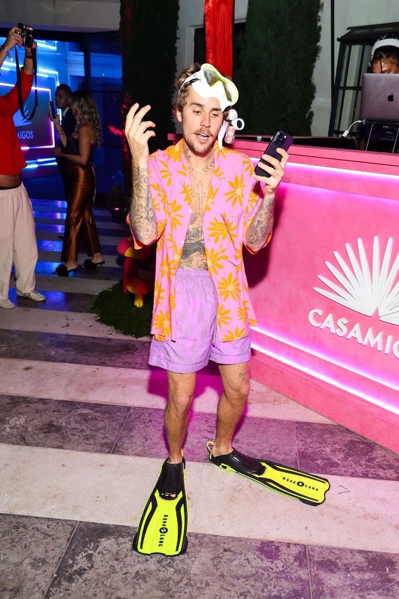 Justin Bieber Casamigos Halloween Party 2023