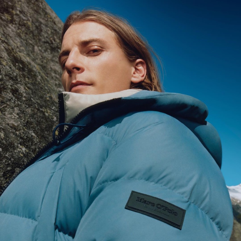 Ready for his close-up, Victor Le Dauphin fronts Marc O'Polo's fall-winter 2023 campaign.