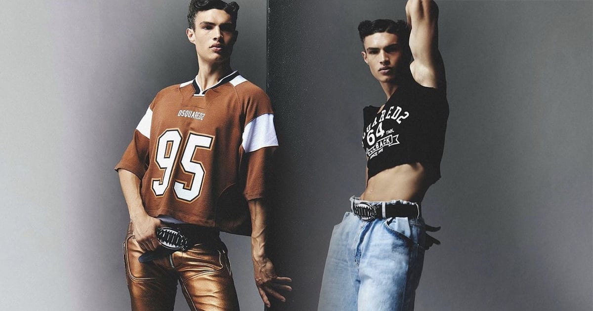 Noah Luis Brown Rocks Dsquared2 for Wonderland
