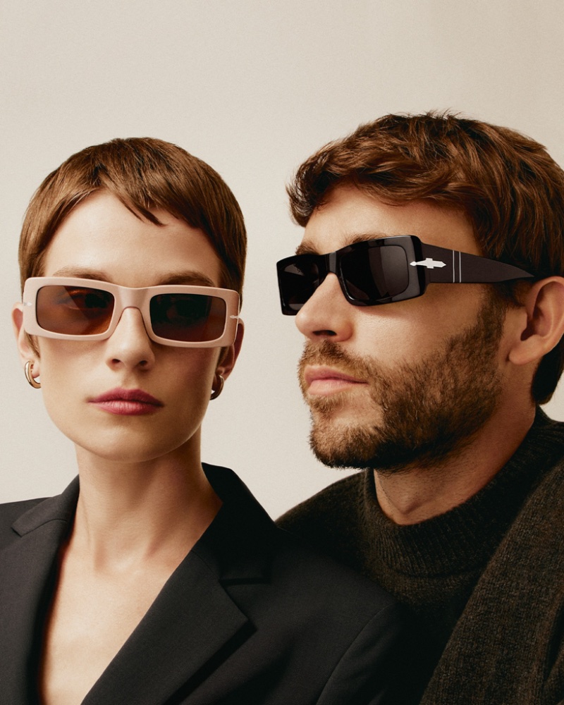 For fall-winter 2023, Persol cuts a bold shape with its Francis sunglasses. 