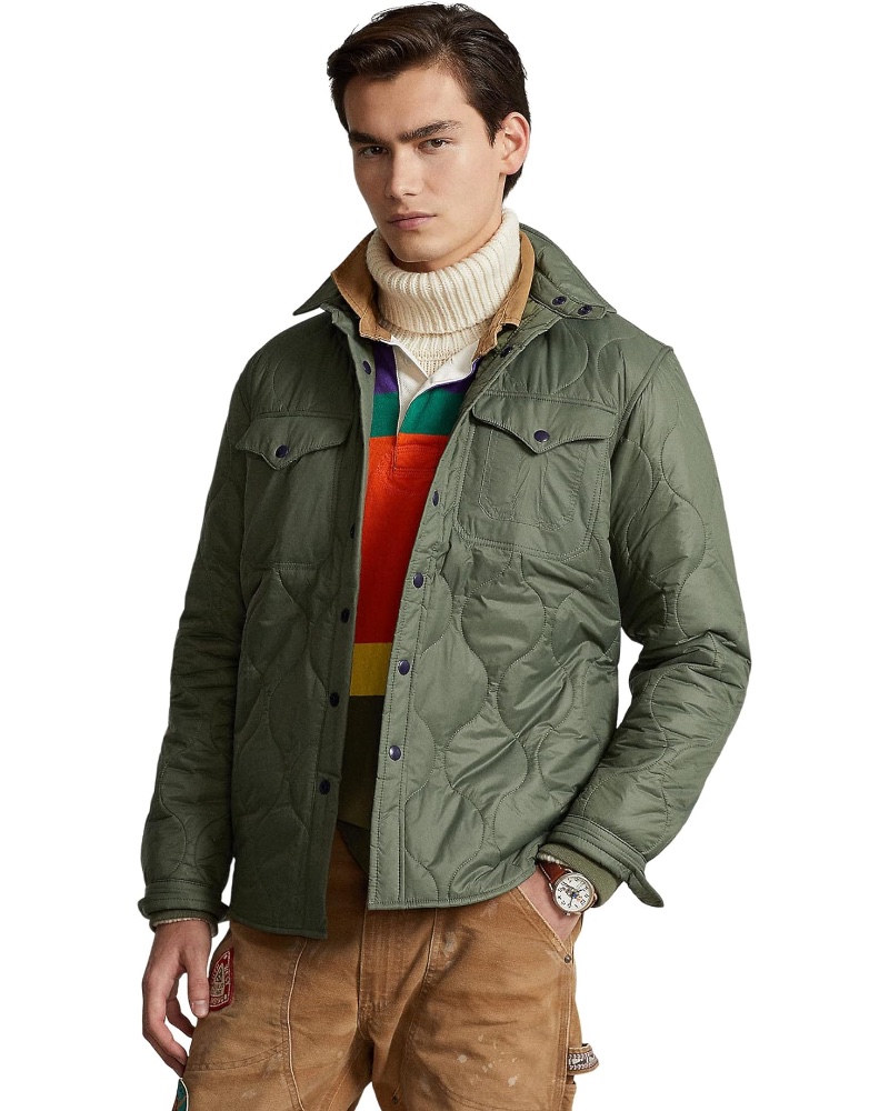 Polo Ralph Lauren Quilted Shirt Jacket Men