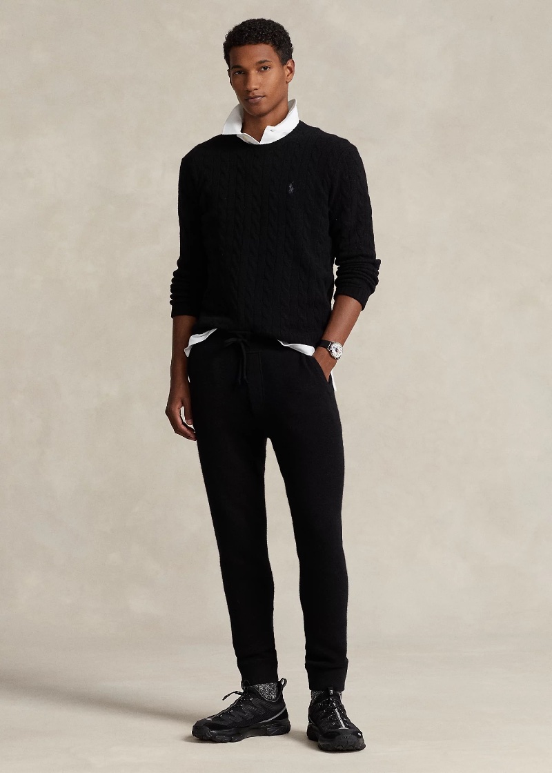 Polo Ralph Lauren Washable Cashmere Jogger Pant Men » Men's Holiday Outfits: Where Sartorial Dreams Thrive Polo Ralph Lauren Washable Cashmere Jogger Pant Men