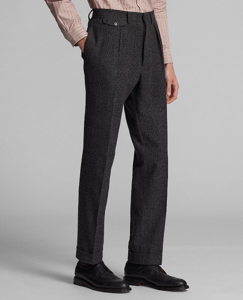 RRL Slim-fit Plaid Tweed Suit Trouser