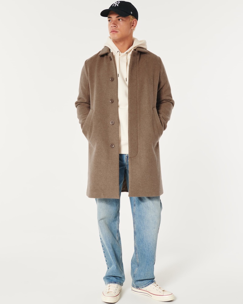 Softboy Aesthetic Coat Hollister