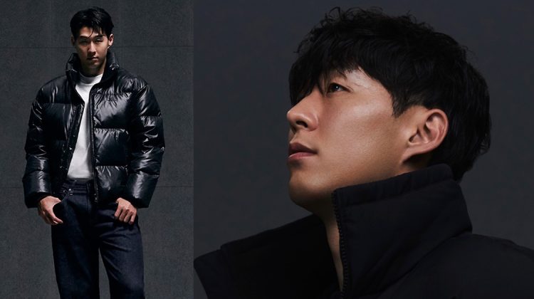 Son Heung-min Layers in Black for Calvin Klein