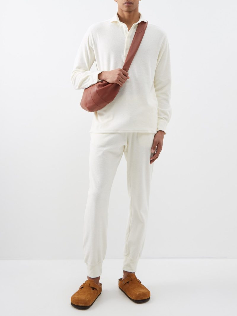 Consider white base layers for a monochromatic winter outfit. 