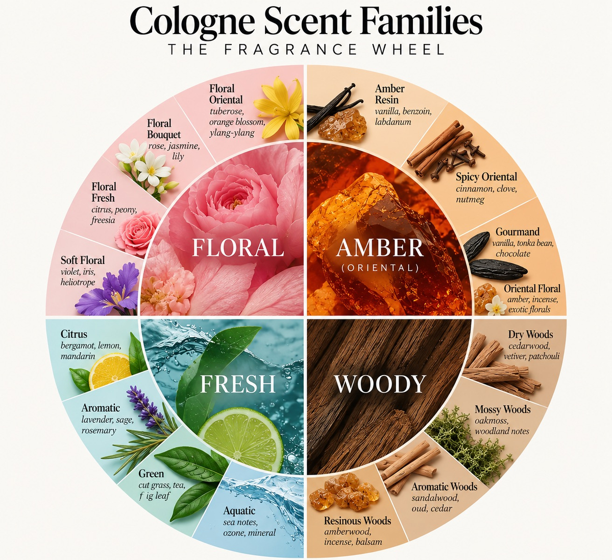Fragrance wheel