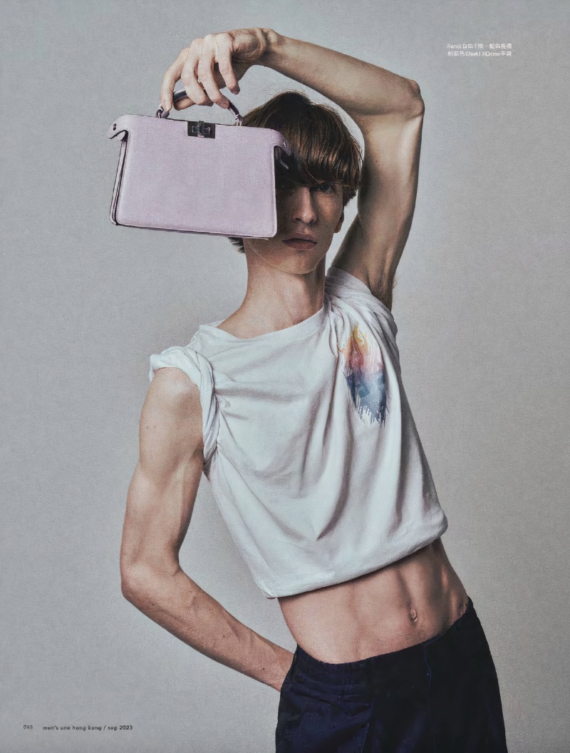 » Benno Bulang Redefines Elegance with Men's Uno Benno Bulang Editorial 2023 Mens Uno Hong Kong 007