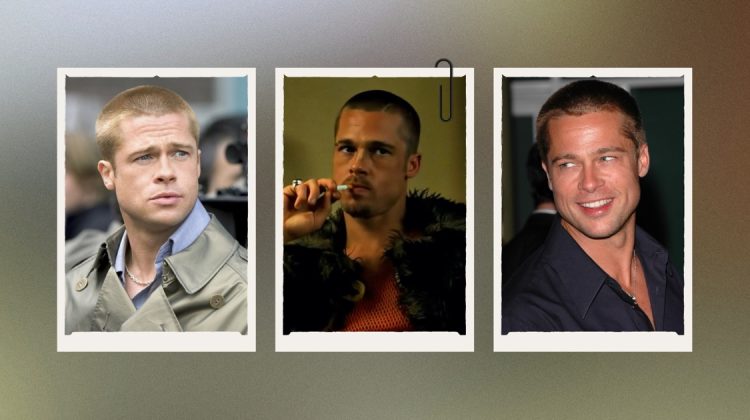 Brad Pitt Buzz Cut Featured