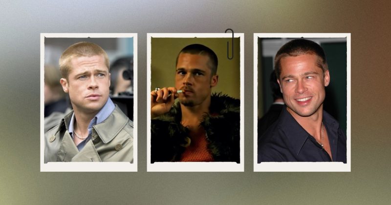 Brad pitt buzz cut featured